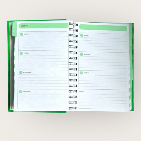 Weekly Monthly Planner Football Mom Themed Organizer Colander - Picture 7 of 9